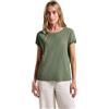 Street One A323043 Maglietta con Motivo Strutturato, Dry Salvia Green, 52 Donna