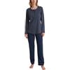 CALIDA Midnight Dreams Set di Pigiama, Peacoat Blue, 36-38 Donna