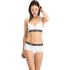 PUMA Short 604024001 Tee-Shirt, Bianco, L Donna