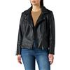 ONLY Carmakoma NOS Caremmy Faux Leather Biker Noos, Giacca Donna, Nero (Black Black), 48 (Taglia Produttore: 42)