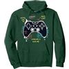 Amazon Gaming Week - Joystick Felpa con Cappuccio, Unisex per Adulti, Verde Foresta, L