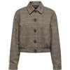 ONLY Onlricca Life Check Jacket Otw Giacca a Quadri, Marrone foca, M Donna