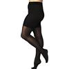 FALKE Beauty Plus 50 DEN W Ti semicoprenti tinta unita 1 pezzo, Collant Donna, Nero Black 3009 - E, E SHORT