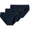 Schiesser Multipacks Supermini (3er Pack), Boxer Uomo, Blu (Dunkelblau 803), Small (Taglia Produttore: 004)