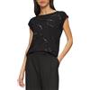 s.Oliver BLACK LABEL 2157278 T-Shirt con Paillettes, 99 d0, 44 Donna