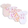 Chicco Bimba 0-24 Set di 4 Body a Maniche Corte a Maniche Corte in 100% Cotone NOS_1