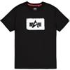Alpha Industries Washed out Logo T-Shirt da Uomo Black L