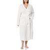 Amazon Essentials Accappatoio Leggero A Nido d'Ape A Tutta Lunghezza (Taglie Forti Disponibili) Donna, Bianco, XS