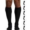 POMPEA 6 Paia Calze Uomo Lunghe Funzionali, Calzini Uomo con Cuscinetti Immagliati ed Effetto Grip, Resistenti e Comodi