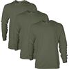 Gildan T-Shirt A Maniche Lunghe in Cotone Ultra Stile G2400 Camicia Uomo (Pacco da 1)