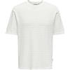 ONLY & SONS ONSGIVO Reg 12 SS Crew Knit Noos, Ballerino di Nuvola, XL