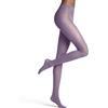 FALKE Matt Deluxe 30 DEN W Ti trasparenti velati tinta unita 1 pezzo, Collant Donna, Viola Misty Lila 8972, L