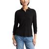 Marc O'Polo Marc OߴPolo Donna Camicia in Jersey parzialmente Elasticizzata Colletto a Punta, Nero (Black), M
