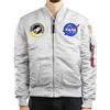 Alpha Industries MA-1 VF NASA Bomber Jacket per Uomo Pastel Grey