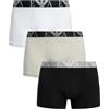 EMPORIO ARMANI Confezione da 3 Boxer da Uomo, Blk/Grey Mel/Bianco, M