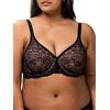 Triumph Donna Amourette Charm W02, Wired bra, BLACK, 3C