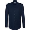 Seidensticker Uomo Business Hemd Regular Camicia Formale Not Applicable, Blu (Dunkelblau 19), 47