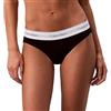 Calvin Klein Donna Slip Taglio Bikini con Fascia con Logo, Nero (Black), S
