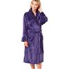 Indigo Sky Tanya-Accappatoio in Pile con Collo A Scialle Ondulato Vestaglia Donna