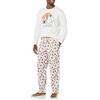 Amazon Essentials Disney | Marvel | Star Wars Set da Notte Pigiama in Flanella Uomo, Star Wars Mando Winter - Mens, XS