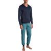 CALIDA Relax Streamline Set di Pigiama, Blu Acceso, 46-48 Uomo