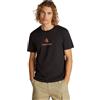 Calvin Klein Uomo T-Shirt Maniche Corte Shadow Logo Tee Regular Fit, Nero (CK Black), XXS
