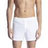 Calida Cotton Code, Boxer Uomo, Bianco (Weiss 001), Small