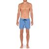 Hom Boxer da Spiaggia Gaby Costume a Slip da Bambino, Stampato a Quadri di Cemento Blu, Bianco, Rosso, S Uomo