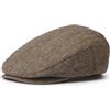 Brixton Hooligan Snap cap Beret, Marrone/Khaki, L Unisex-Adulto