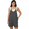 Amazon Essentials Tutina senza maniche oversize da donna, grigio antracite, M
