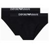 Emporio Armani Soft Touch Bamboo Viscose 2-Pack Brief Mutande da Uomo Uomo (Pacco da 2)