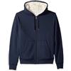 Amazon Essentials Giacca con cappuccio a cerniera intera in pile foderata in sherpa Donna