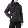 FILA SQUILLE - Giacca da donna con cappuccio, taglia S, colore: Nero