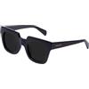 HAWKERS ROW X, Occhiali da sole Unisex - Adulto, Nero, Taglia unica