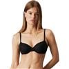 Calvin Klein Reggiseno T-Shirt Donna Lightly Lined con Ferretto, Nero (Black), 0B