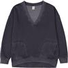 Champion Legacy Vintage Wash W (117636) - Nano-Fleece V-Neck Felpa, Nero (NBK), XS Donna FW24