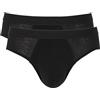 Emporio Armani Slip da Uomo in Viscosa Ecologica, Confezione da 2, Nero, S, Nero, S