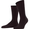 FALKE Lhasa Rib M So lana cachemire tinta unita 1 paio, Calzini Uomo, Rosso Barolo 8596, 43-46