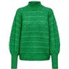 ONLY Bestseller A/S Onlcelina Life LS High Pullover Knt Noos Maglione, Island Green/Detail:Melange, XS Donna