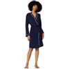 Amazon Essentials Vestaglia Accappatoio in Misto Modal a Maniche Lunghe Donna, Blu Marino, XS