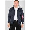 Alpha Industries MA-1 TT Giacca bomber con cappuccio da Uomo Rep.Blue