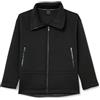 Geox Felpa da Donna in Pile, Nero, Taglia S, Nero, S