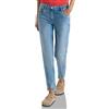 Cecil Jeans da Donna Dritti con Rivetti, 3818630, Blu Chiaro Slavato, 34W x 28L