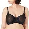 Triumph Donna Peony Florale W01, Minimizer bra, BLACK, 1D