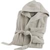 Ruggeri Accappatoio Cotone, Cappuccio Cintura e Tasche, Grigio, Taglia L/XL | Microspugna 100% Cotone di Alta Qualità, Ultra Morbido, Leggero e Super Assorbente, Unisex Uomo Donna Adulto Con Cappuccio
