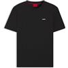 HUGO Dero222, T-shirt Uomo, Black 1, XXL