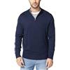 Nautica Men's Quarter-Zip Sweater Maglione, Blu Navy, M Uomo
