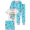 Amazon Essentials Disney | Marvel | Star Wars Set Pigiama Bambine e Ragazze, Star Wars Mandalorian Friends, 4 Anni