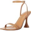 The Drop Sandali da Donna, Lina, con Tacco Martini, Marrone Chiaro, 38.5 EU