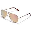 Hawkers HAWK, Occhiali da sole Unisex - Adulto, Pink Polarized · Rosegold Ct, Taglia unica
